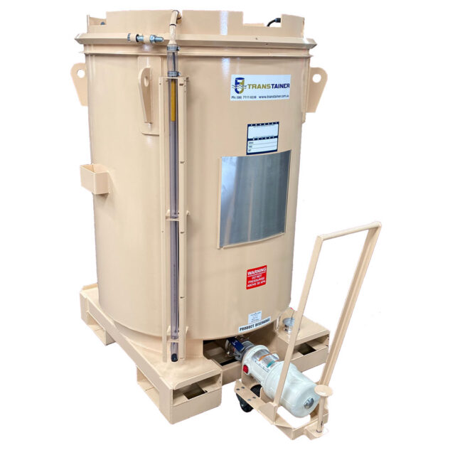 GREASE CONTAINER PRESSURISED FOLLOWER SERIES - Transtainer